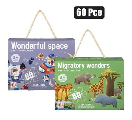 Puzzle jigsaw wildlife 60pc