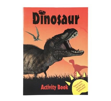 Book activity dino red