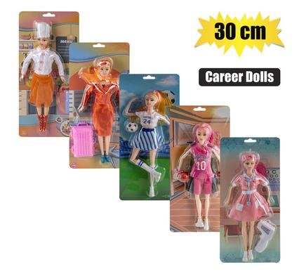 Doll fashion career asstd 30cm