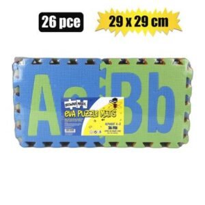 Edu eva mat a-z u/l case 29x29cm 26pc