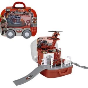 Boys playset fireman storage